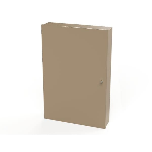 1/4 Turn Latch with Keylock Electrical Enclosures, 36 in H, 6 in D, 24 in W, NEMA 1, Carbon Steel